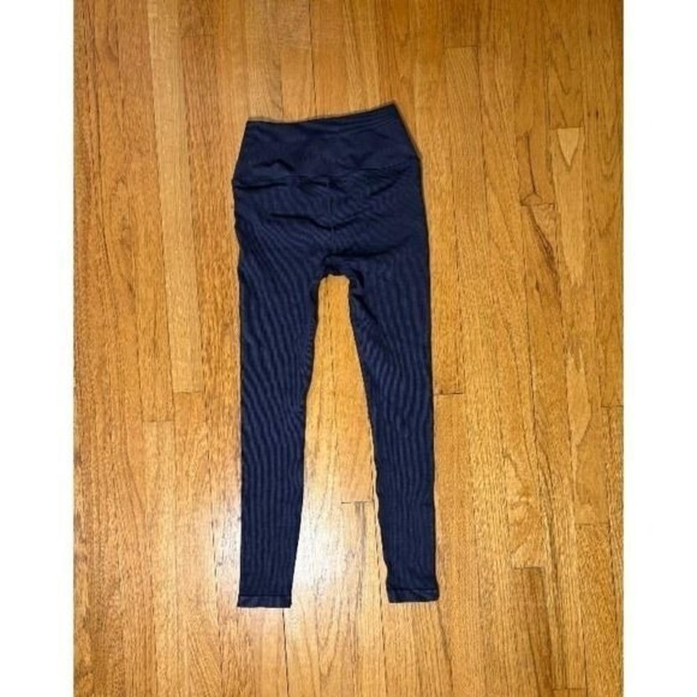 Spiritual Gangster, Leggings, XS/S, Navy Blue, Ribbed Seamless Yoga, MSRP $88